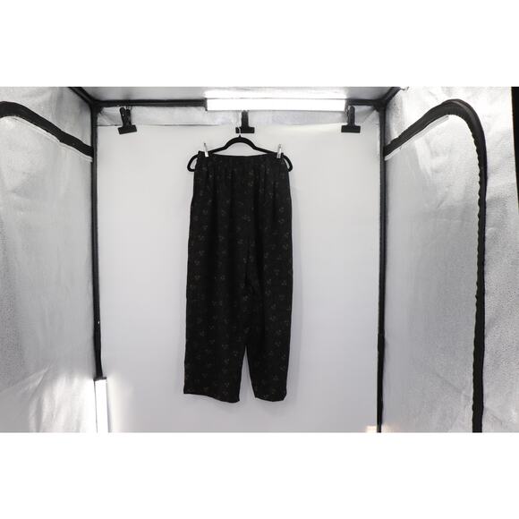 Vintage Plus Preferred Black Wide Leg Crop Pants. - Picture 9 of 9